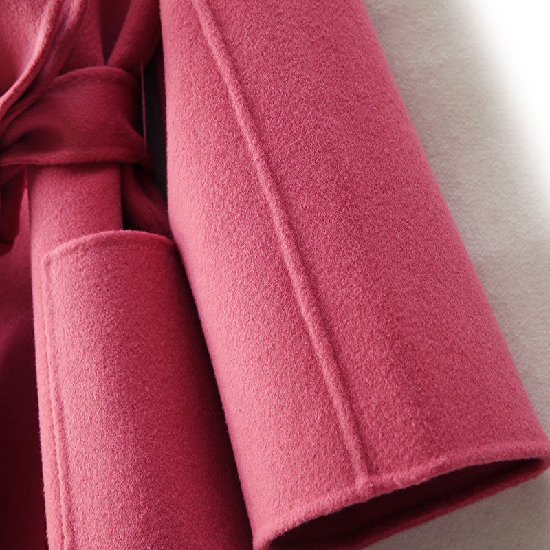 Doppio petto cappotto di lana delle donne di Dolce, Hepburn stile