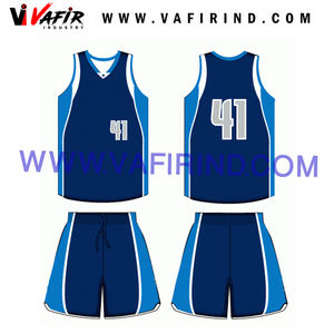 Ensemble de vêtements de basket-ball de qualité supérieure de style américain personnalisable Uniforme de maillot cousu réversible respirant par sublimation - Product Image 5