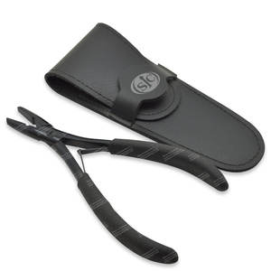 Deluxe Stainless Steel <b>Hair</b> Extension Pliers with Comfortable Black <b>Grip</b> Handle Premium <b>Hair</b> Extension Tools - Product Image 2