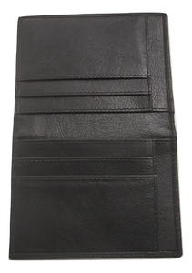 Cuir véritable Slim Vintage Business Wallet Bouton ouvert Bohème Broderie Perle Décoration RFID Blocage Candy Polyester - Product Image 2