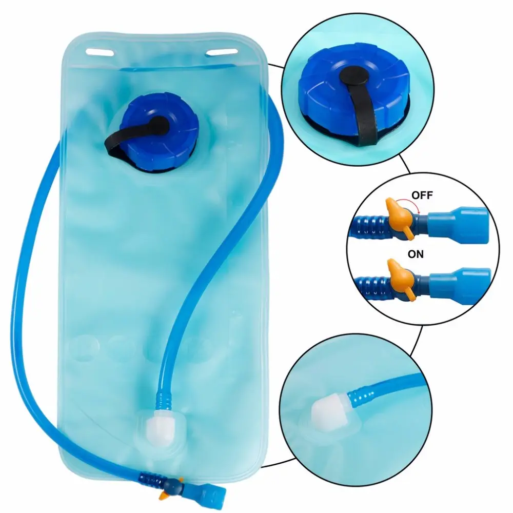 2L Water Bladder Bag Mouth Bike Camel Hydration Outdoor Sport Running Camping Hiking Mountain Cycling Bike Water Bag