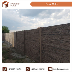 Moule de panneau décoratif en béton, clôture décorative sur une face, simple, bas prix, - Product Image 5