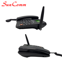 Téléphone de bureau sans fil fixe SC-3968-GP Quadri-bande 850/900/1800/1900MHz avec fonction SMS par carte SIM et garantie d'un an