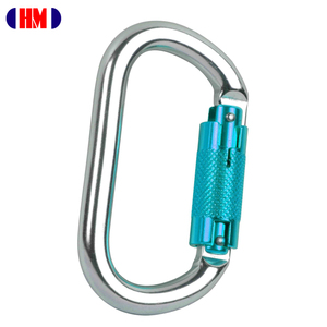 CE Certificate O Shaped Useful Twist Lock Aluminum Climbing Carabiner - Product Image 3