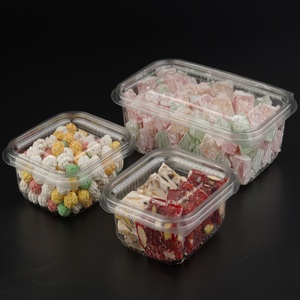 Contenants jetables en plastique de 750 ml, contenants en plastique pour tiramisu, contenants à emporter, multi-usages, recyclables, en PET, avec charnière, pour aliments - Product Image 6