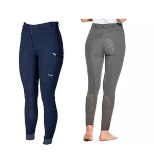 Venta al por mayor de ropa ecuestre cómoda de nailon de asiento completo para mujeres, pantalones para montar para exportación mundial incluyendo India - Product Image 1