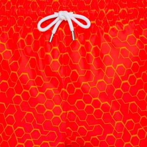 กางเกงขาสั้นกีฬาลำลองสำหรับฤดูร้อน ระบายอากาศได้ดี สั่งทำได้ มีกระเป๋าหน้า แห้งเร็ว พิมพ์ลาย ผ้าฝ้าย 100% ปิดด้วยเชือกผูก เหมาะสำหรับทุกเพศ - Product Image 4