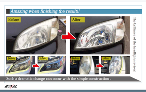 ชุดทำความสะอาดและเคลือบไฟหน้ารถแบบพิเศษของ Royal - Product Image 4