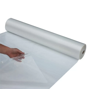 4 m x 25 m Clear Builders Polythene Plastic Sheeting Roll Dust Sheet