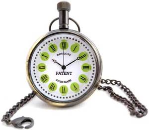 Chaîne de montre de poche en laiton antique par Calvin Handicraft Horloge historique Cadeau pour père mère ou Saint Valentin - Product Image 6