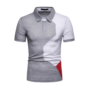 Hommes Polo Chemise Essentials Logo Personnalisé Col Côtelé Hommes Regular Fit Coton Piqué Polo - Product Image 5