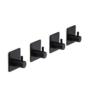 Moderno metallo a parete ganci per la cucina e il bagno forte adesivo gancio di stoccaggio per asciugamano abito cappotto cappello - Product Image 1
