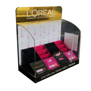 Colorful design cosmetic display Face-Lip-Eye-<b>Nail</b> Corner Display Bar - Product Image 1