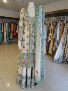 Elegante chaqueta hasta el suelo Lehenga para bodas y fiestas indias/pakistaníes-Vestido de boda/ropa 2019 - Product Image 2