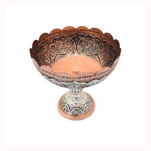 Decoración de mesa para fiesta de boda, cuenco de servidor del desierto, diseño en relieve, cuenco de frutas de diseño real hecho a mano a precio económico - Product Image 1