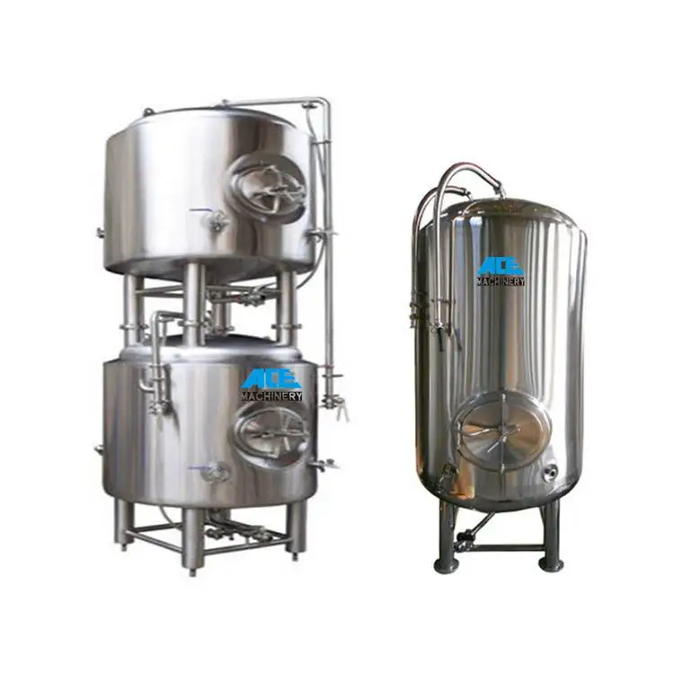 De Alta Calidad Acero Inoxidable。1000L 2000L 3000L Tapa De Tanque Fermentador De Cerveza