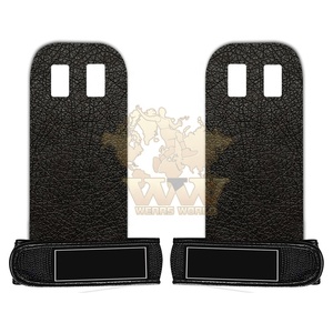 Best Selling Leather <b>Strap</b> Gymnastics Hand Grips with 3 Holes - Product Image 4
