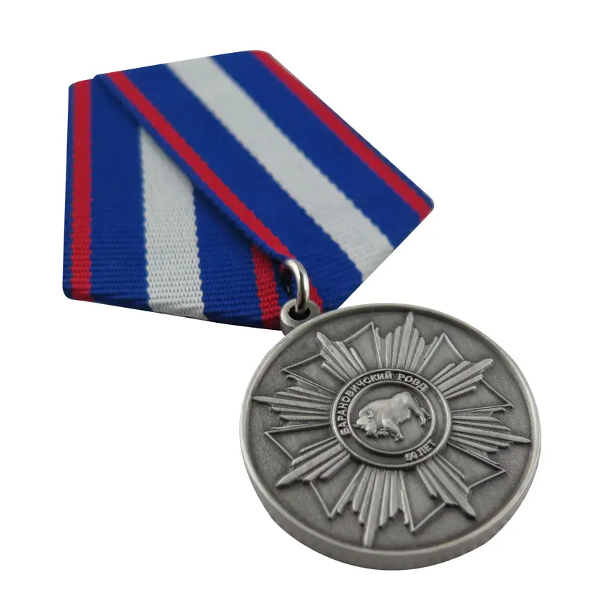 Premios de la Fuerza Aérea hechos a medida, medallas de servicio de honor de pecho de latón