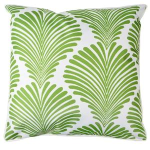 Green Leaf Printed Embroidered Soft <b>Cushion</b> with Lightweight Feel Sustainable Appeal for Interior Comfort Cotton GOTS Certified - Product Image 5