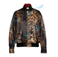 Blouson Bomber de Haute Qualité en Cuir de Vache et Polyester, Imperméable et Respirant, avec Fermeture Éclair, Personnalisable par Sublimation et Impression Numérique