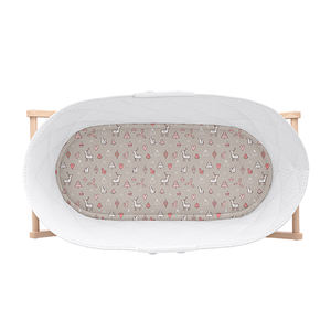 Conception personnalisée en usine Drap de berceau standard pour nouveau-né Matelas standard Drap-housse pour berceau au meilleur prix - Product Image 1