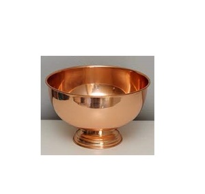 Juego de 2 Cuencos de Cobre Natural, Cuenco para Servir Postres, Soporte para Almacenamiento de Alimentos, Estilo Árabe, Regalo para Ramadán, Eid, Bodas - Product Image 2