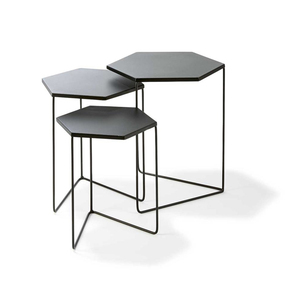 Coffee Nesting Home <b>Decor</b> <b>Table</b> With Metal Top for Bedroom OEM Suppliers - Product Image 1