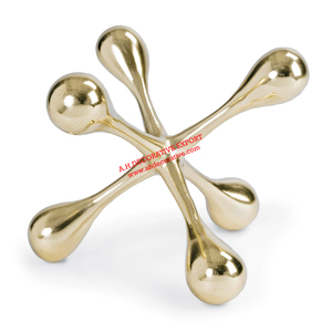 Escultura moderna decorativa de Mesa para el hogar, escultura de árbol de carbón de aluminio decorativa plateada para la venta - Product Image 3