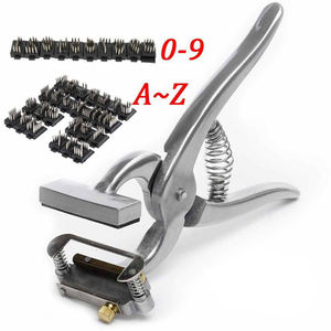 Pinzas para Tatuaje de Orejas Reutilizables de Alta Calidad al por Mayor para Perros y Ovejas, Herramientas de Manejo de Ganado, Kit de Tatuaje Animal - Product Image 2