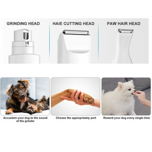 Tondeuse de toilettage pour petits animaux de compagnie sans fil à faible bruit tondeuses pour chiens pour couper les poils de chien autour des pattes, des yeux, des oreilles, du visage, de la croupe - Product Image 3