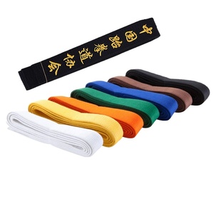Cinturones de karate de alta calidad para hombre, bordado personalizado, todos los tamaños, de color, taekwondo, judo - Product Image 5