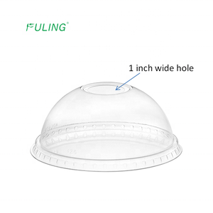 Rõ Ràng Nhựa 78 Mét 92 Mét 98 Mét 107 Mét Rãnh Pet Dome Có Nắp Đậy Với Vòng 1Inch Lỗ - Product Image 2