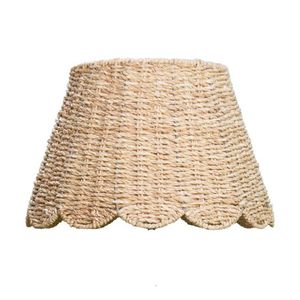 Pantalla de algas marinas hecha a mano Natural de mejor diseño, lámpara colgante de mimbre ecológica de alta calidad, estilo moderno, directo desde Vietnam - Product Image 1