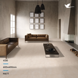 Meilleure recommandation de la série Matt en laiton léger lisse, simple et élégant au design 600x600 Carreaux de sol en porcelaine fournisseur indien - Product Image 2