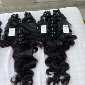 ผมเรมี่แท้แบบไม่ผ่านการทำเคมีผมธรรมชาติแบบไม่ผ่านกระบวนการผมดัดลอน - Product Image 4