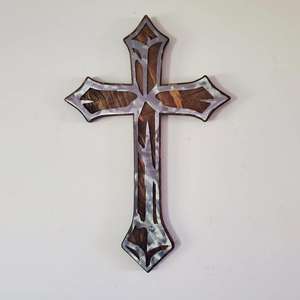 Arte de Pared Cruzado 2022, Nuevo Letrero Rústico de Madera y Metal, Decoración de Pared con Fe Cristiana, Decoración de Pared para el Hogar o Bar - Product Image 6