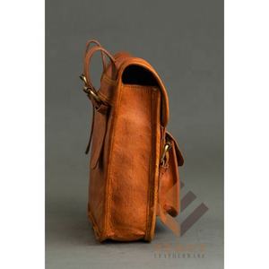 <b>Bicycle</b> Universal Genuine Leather Brown Color Bag Bike Handlebar Decorative <b>Accessories</b> Head Bags Front Pack Saddle Hanging Pack - Product Image 4