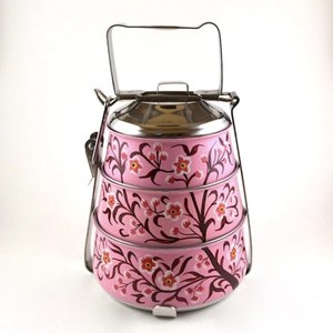 Lonchera Bento de Acero Inoxidable de 5 Niveles, Diseño Moderno, Alta Calidad, Marca King International - Product Image 5