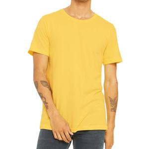 Adulto Bella + Lienzo 3001 | Imprimir completamente Camisetas al por mayor Camisetas personalizadas a granel Camiseta amarilla de mezcla triple para hombres - Product Image 2
