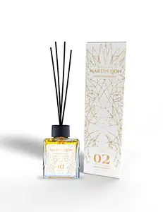 Martin Lion Reed Diffuser Home Fragrance 100 ml With Fiber Sticks Home Aroma Diffuser High Quality Long Lasting Freshener