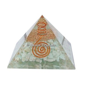 New Design Amazonite Healing <b>orgonite</b> Pyramids - Product Image 1