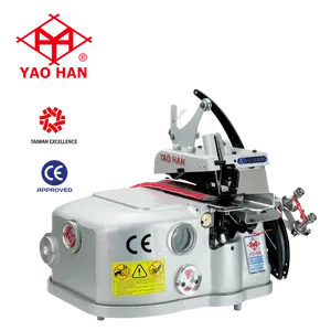 Máquina de costura com dispositivo de corte yaohan, YH-2503K, três roscas, tapete overedging
