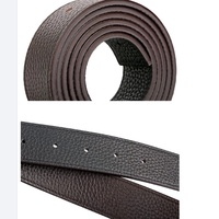 Ceinture unisexe ISONZ 1.5 en cuir de vache véritable, boucle en alliage, écologique et durable, noir et marron, style décontracté, 100-135 cm