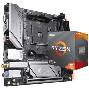 B450กิกะไบต์ I AORUS Pro เมนบอร์ดเกมมินิ ITX ที่ใช้ Wi-Fi พร้อมกับ <span class=keywords><strong>AMD</strong></span> <span class=keywords><strong>Ryzen</strong></span> <span class=keywords><strong>5</strong></span> 7 <span class=keywords><strong>3500X</strong></span> 3600 3600X 3700X 3800X โปรเซสเซอร์ - Product Image 4