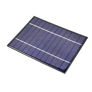 Fabrika özelleştirmek 6V 170x130MM 3W Mini epoksi reçine PET güneş hücre paneli küçük güneş sistemi için LED ışık güneş enerjisi sistemi