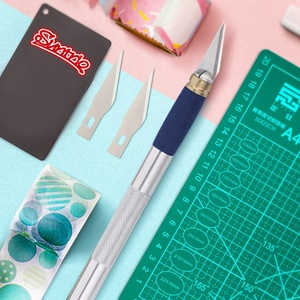 Herramientas de artesanía de precisión, mango jumbo de aluminio, mango de goma suave TPR, mango SK5, cuchilla de arte, hobby, cuchillo artesanal - Product Image 4