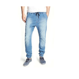 Vente en gros Logo personnalisé French Terry Jogger Solid Fleece Heavyweight Casual Printed Cotton Polyester Pantalons pour hommes Pantalon délavé - Product Image 5