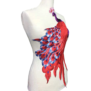 Embroidery <b>Patch</b> Lace Embroidered <b>Applique</b> Bird <b>Patches</b> for Clothing Parches Dress - Product Image 2