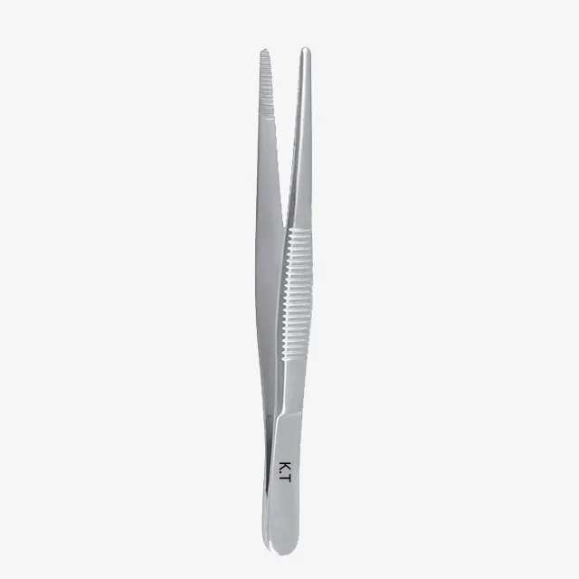 Outils chirurgicaux professionnels en acier inoxydable pinces à pansement avec embouts dentelés pour pinces à pansement médical Standard