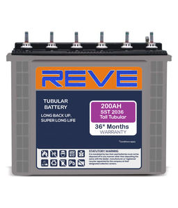 Exportador de batería tubular Reve 200AH 12V | Batería inversor de bajo mantenimiento de ciclo profundo de alta calidad para Angola - Product Image 3